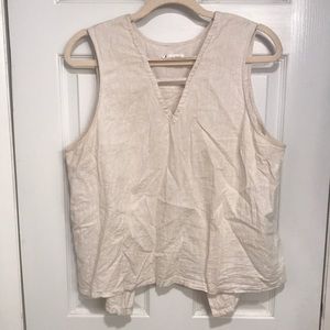 Carve Designs linen tank top